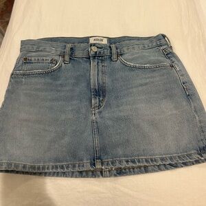 Agolde Denim Jean Skirt
